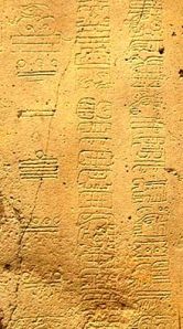 Una inscripción de fecha para la «cuenta larga» maya.
